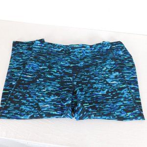 Champion Girl DuoDry Blue Black Green Pixel Elastic Waist Active Yoga Pant Sz XL